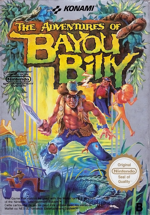 Adventures of Bayou Billy, The (Europe) box art